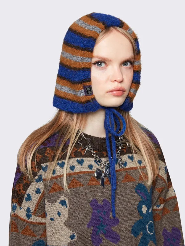 Maeve Striped Bonnet sold by Minga London