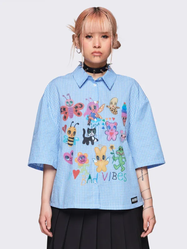 Minga x Iscreamcolour Check Shirt sold by Minga London