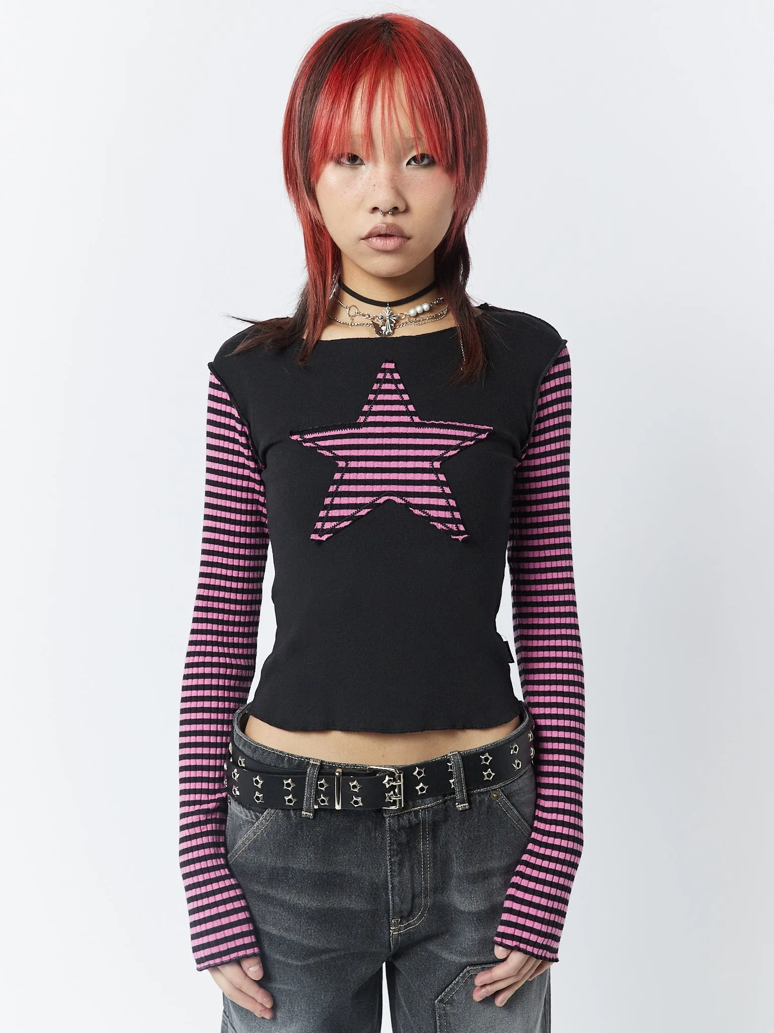 トップス main story STATE OF MIND（ステートオブマインド）｜short sleeve slit op
