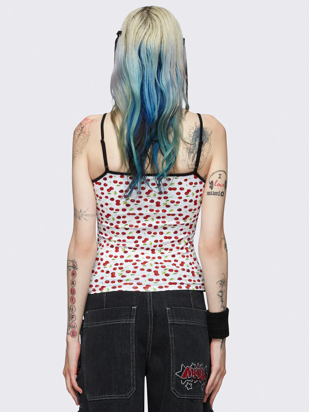 Cherry Fields Cami Top sold by Minga London product image thumbnail 3