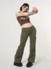 Eve Green Y2k Cargo Pants sold by Minga London