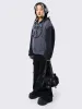 Minga Star Black Grey Zip Up Hoodie sold by Minga London