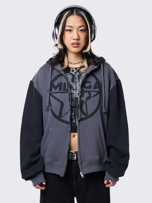 そふと ZIP SWEATSHIRT WITH TEXT - Green | ZARA United States