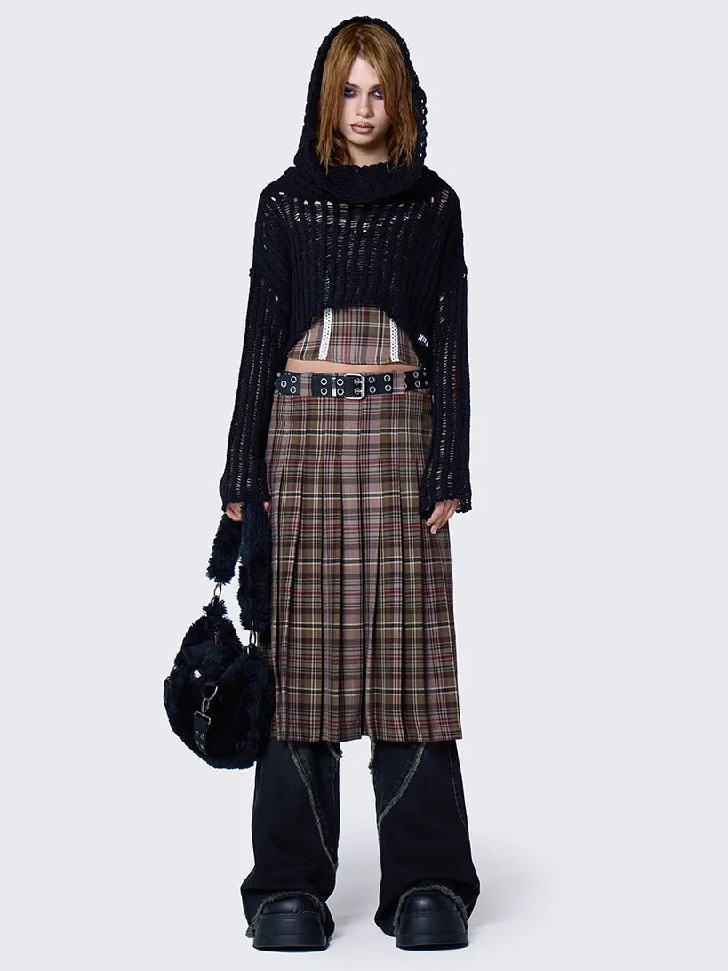 Dexie Hooded Crop Jumper sold by Minga London product image thumbnail 5