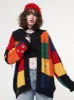 Rainbow Patchwork Cardigan sold by Minga London