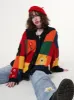 Rainbow Patchwork Cardigan sold by Minga London