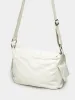 Non Stop White Canvas Messenger Bag sold by Minga London