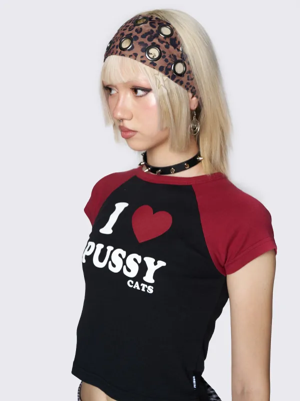 Elektra Leopard Metallic Hole Headband sold by Minga London