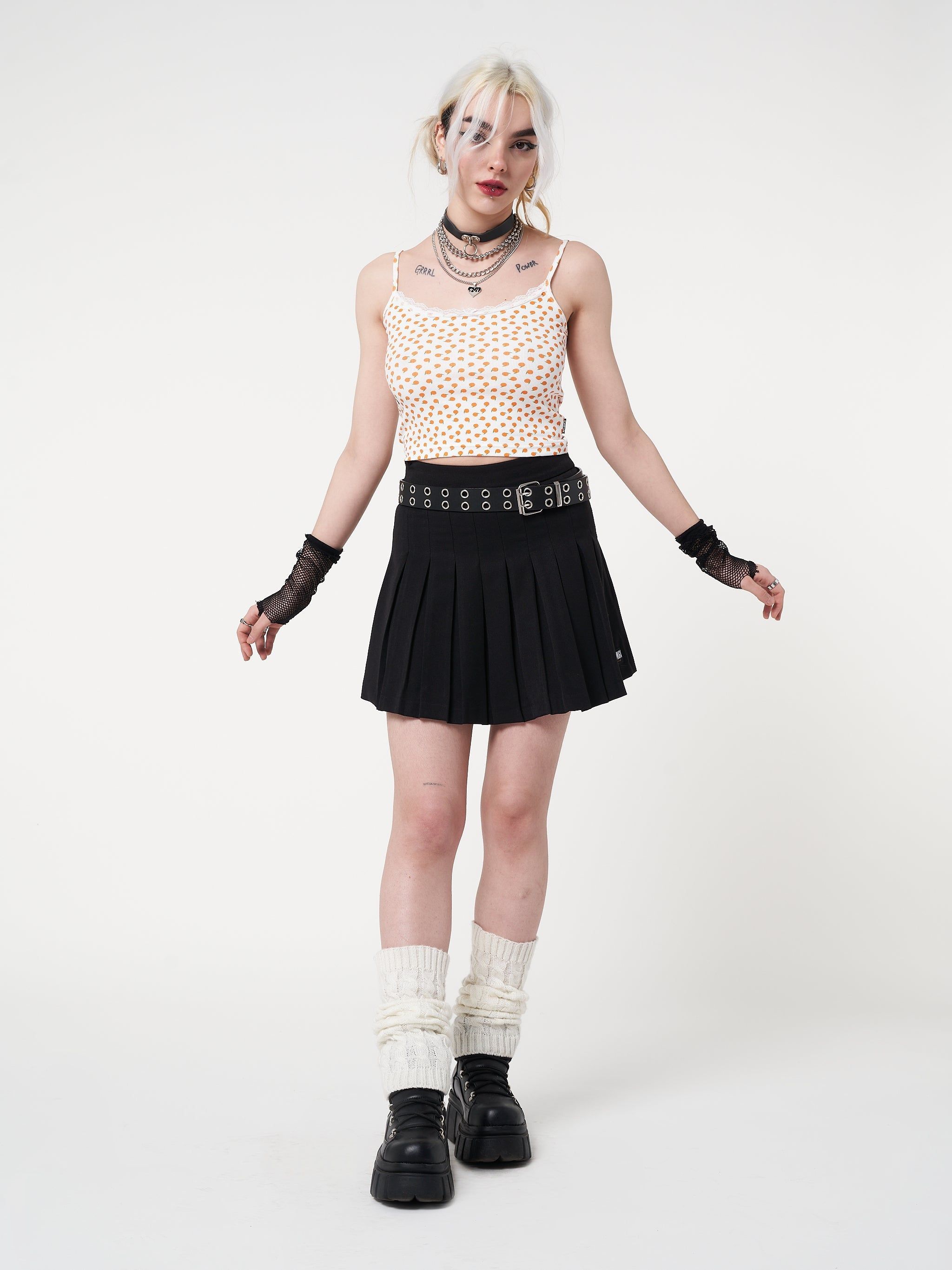 Orange Garden Lace Cami Top sold by Minga London product image thumbnail 3