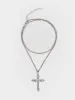 Crown Of Thorns Silver Necklace Set sold by Minga London