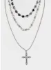Crown Of Thorns Silver Necklace Set sold by Minga London
