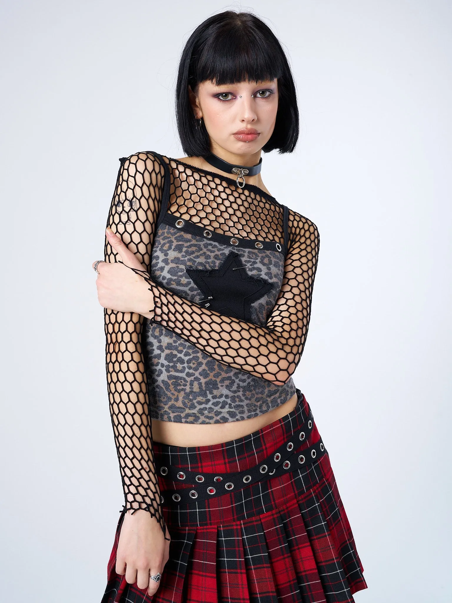 Nancy Leopard Print Cami Top sold by Minga London product image thumbnail 3