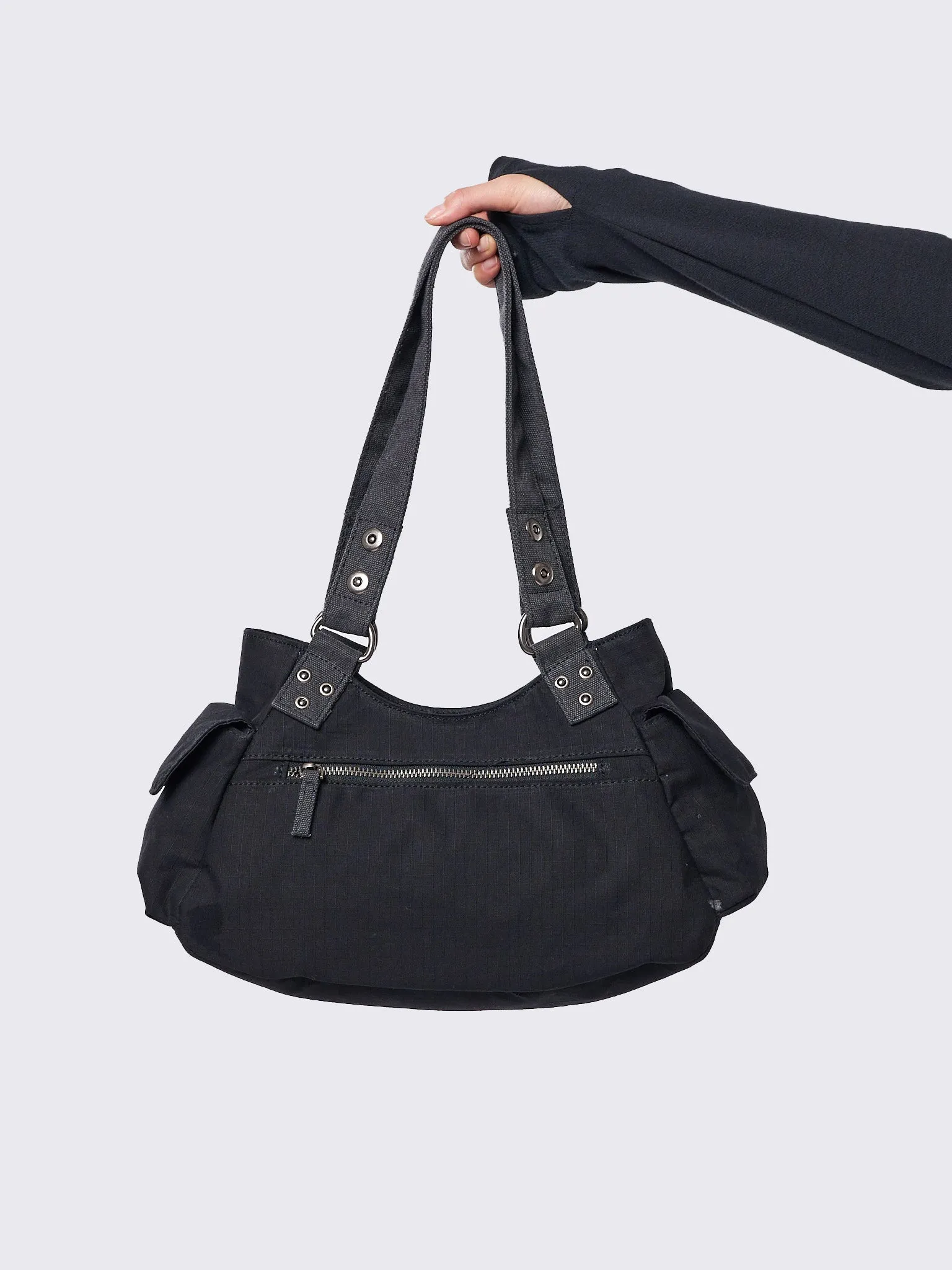 Minga Black Utility Multi Pocket Bag | Parallel