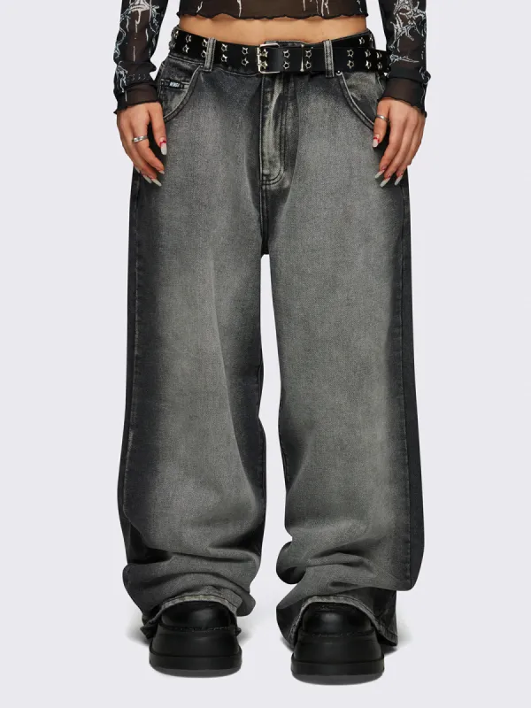 Glen Baggy Jeans sold by Minga London
