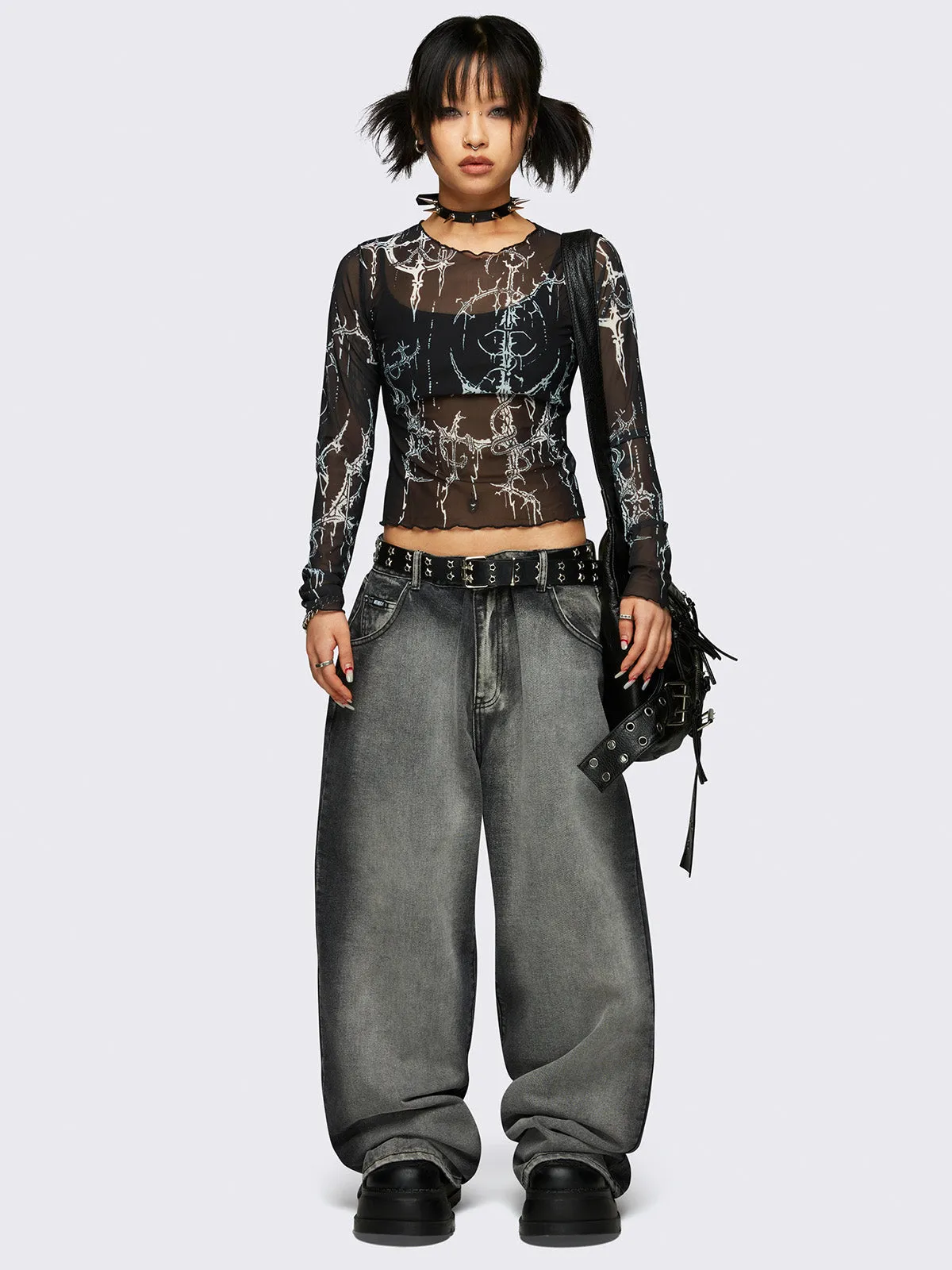 Glen Baggy Jeans sold by Minga London product image thumbnail 2