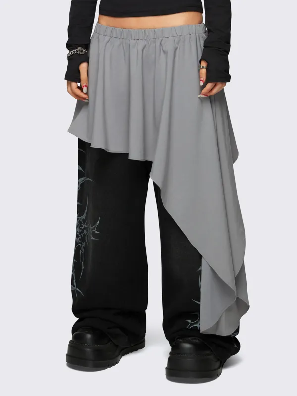 Zora Asymmetric Skirt sold by Minga London