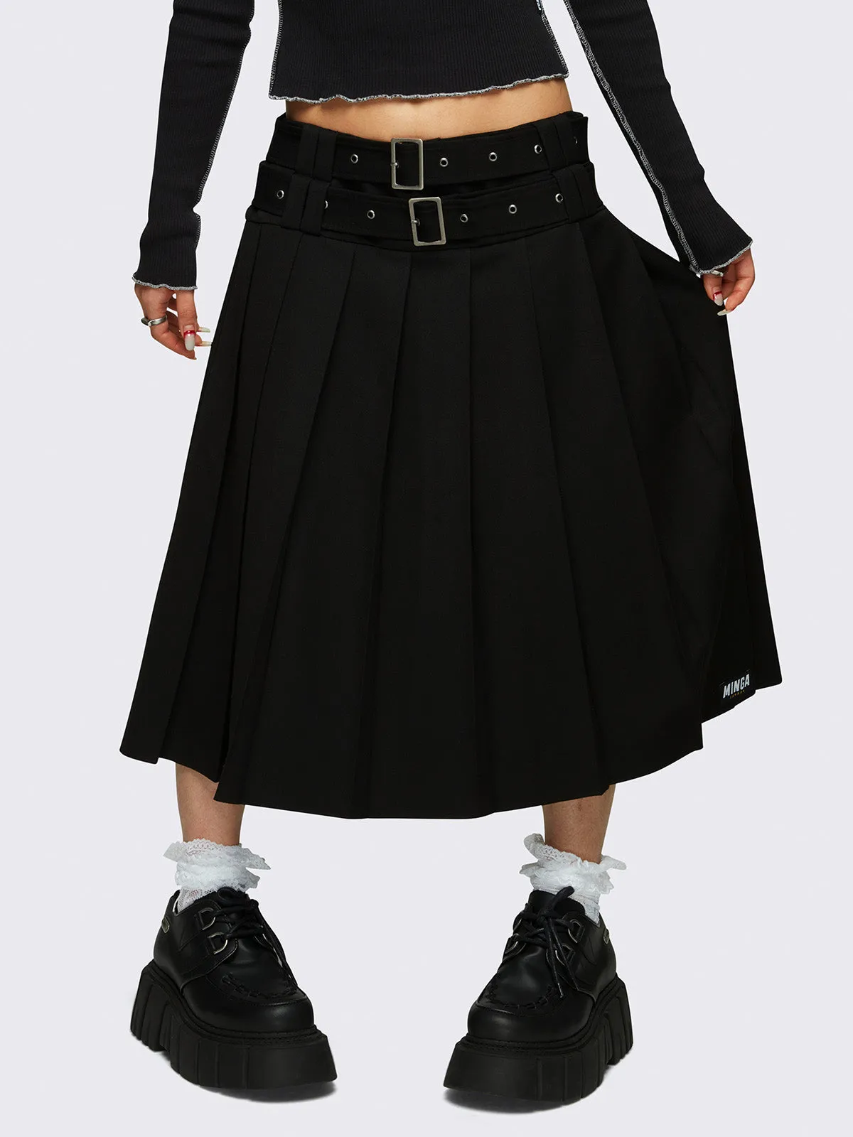 Thalia Midi Skirt sold by Minga London product image thumbnail 5