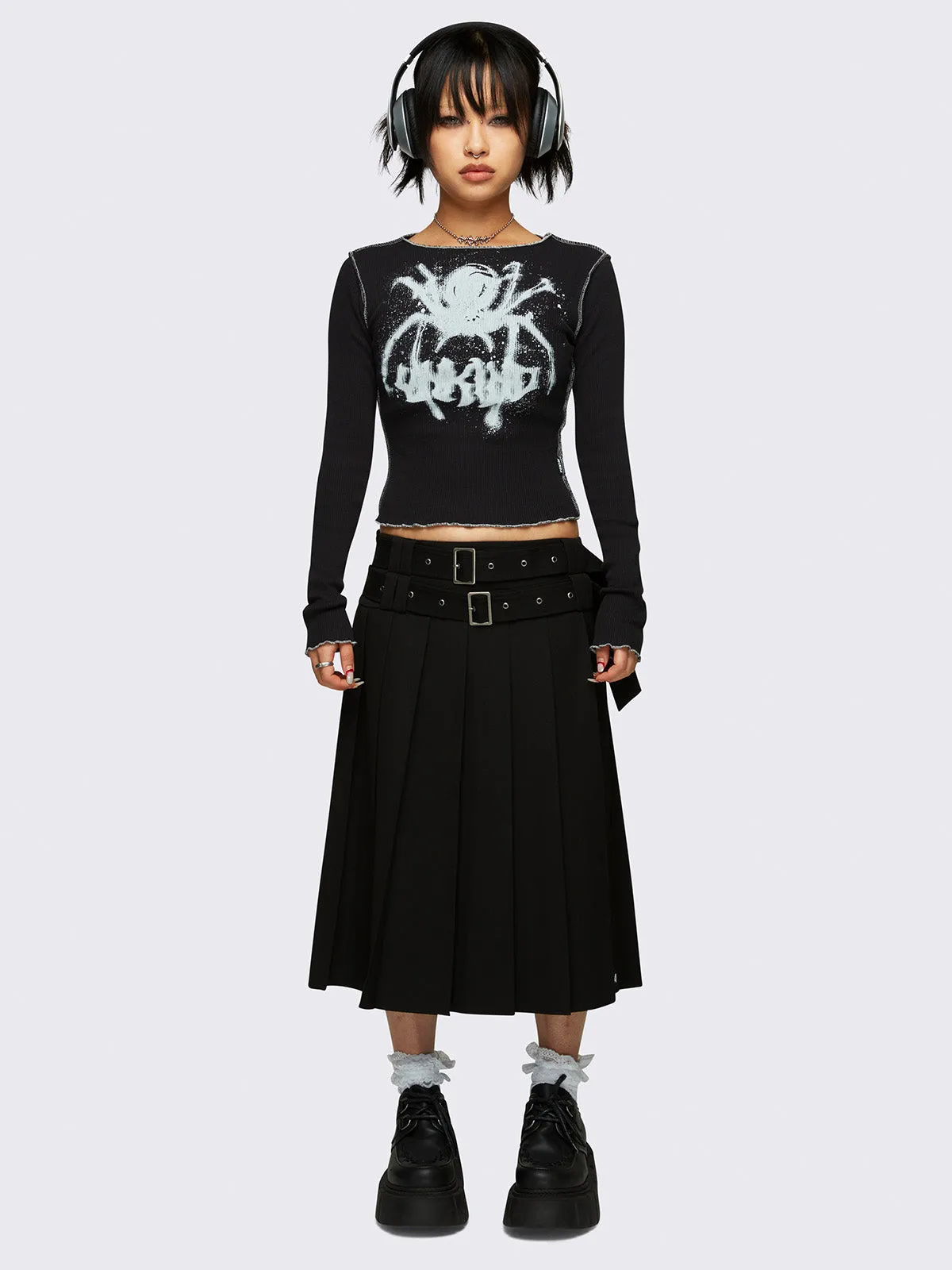 Thalia Midi Skirt sold by Minga London product image thumbnail 2