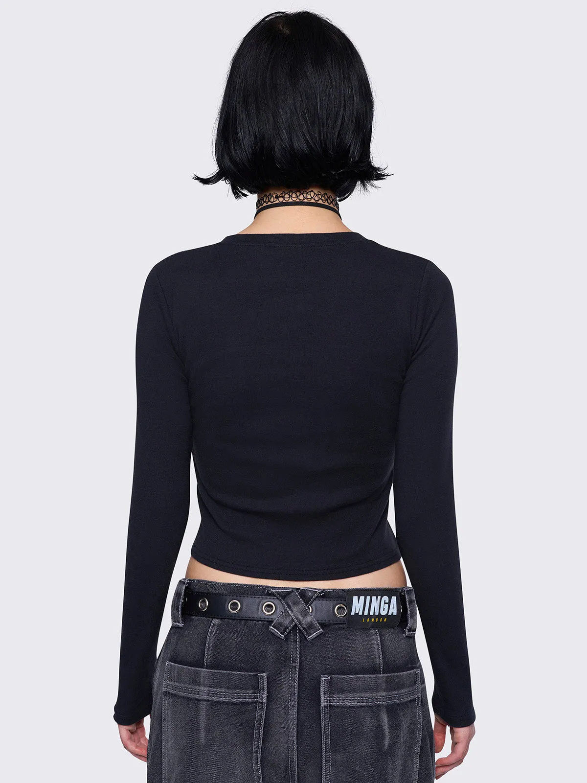 Winged Darkness Top sold by Minga London product image thumbnail 3