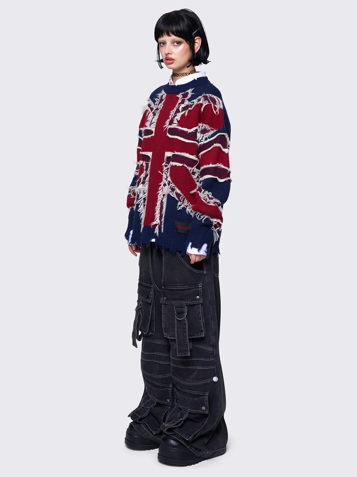 Union Jack Sweater sold by Minga London product image thumbnail 5