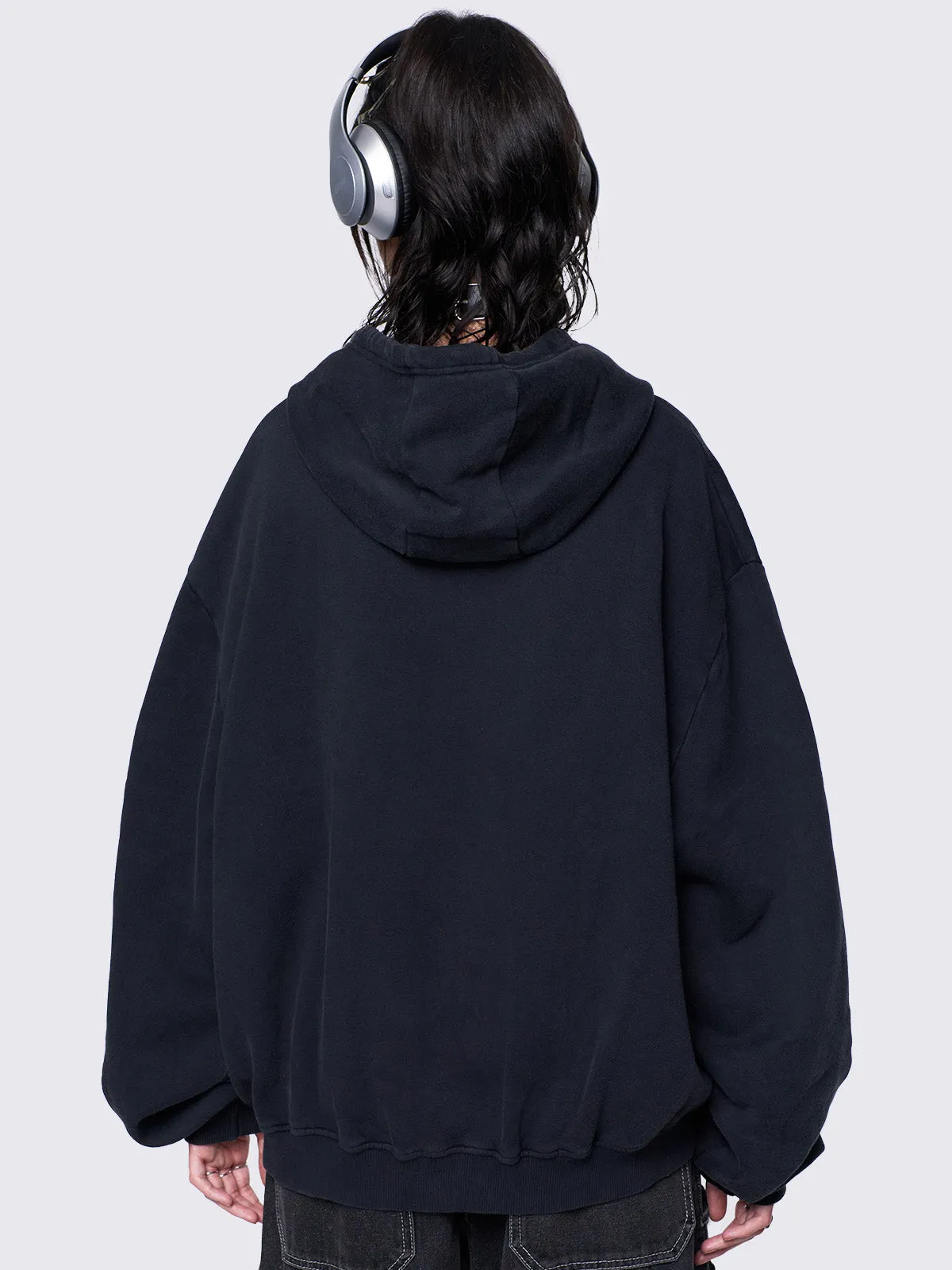 Paranoid Zip Up Hoodie sold by Minga London product image thumbnail 3