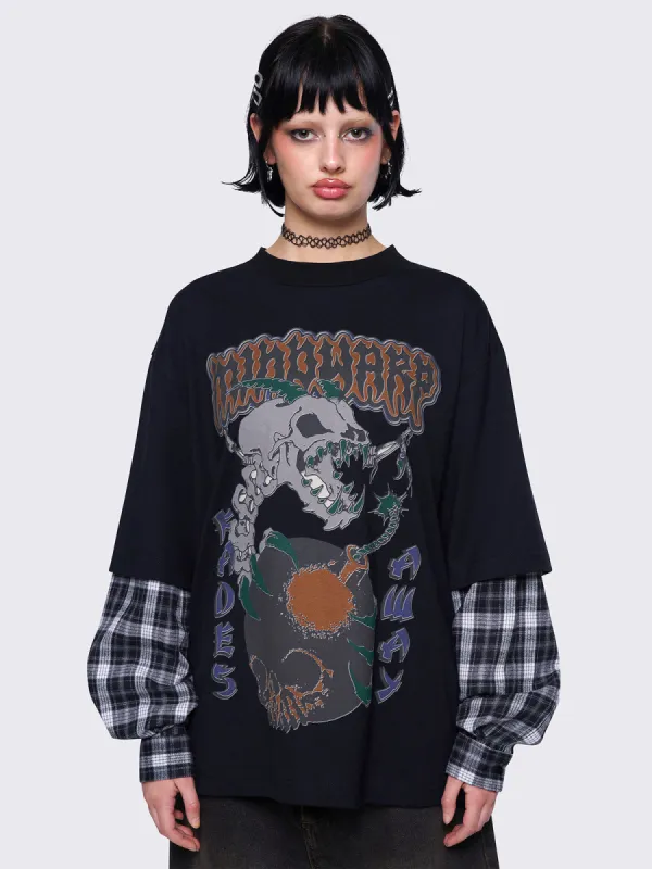 Mindwarp Layered T-shirt sold by Minga London