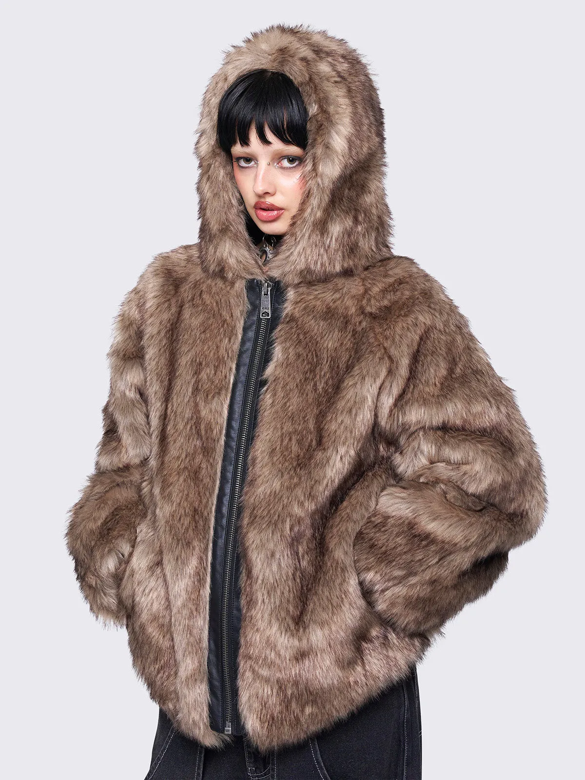 Arctik Faux Fur Jacket sold by Minga London product image thumbnail 3