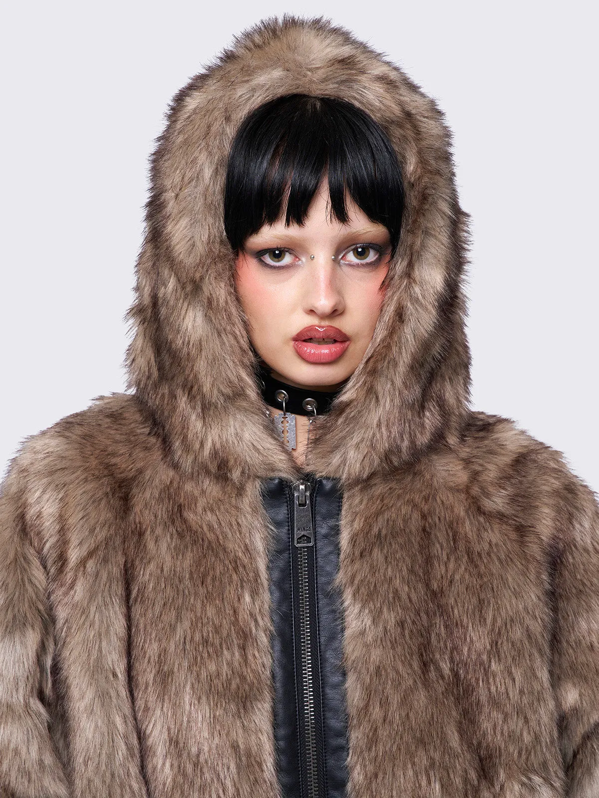 Arctik Faux Fur Jacket sold by Minga London product image thumbnail 4