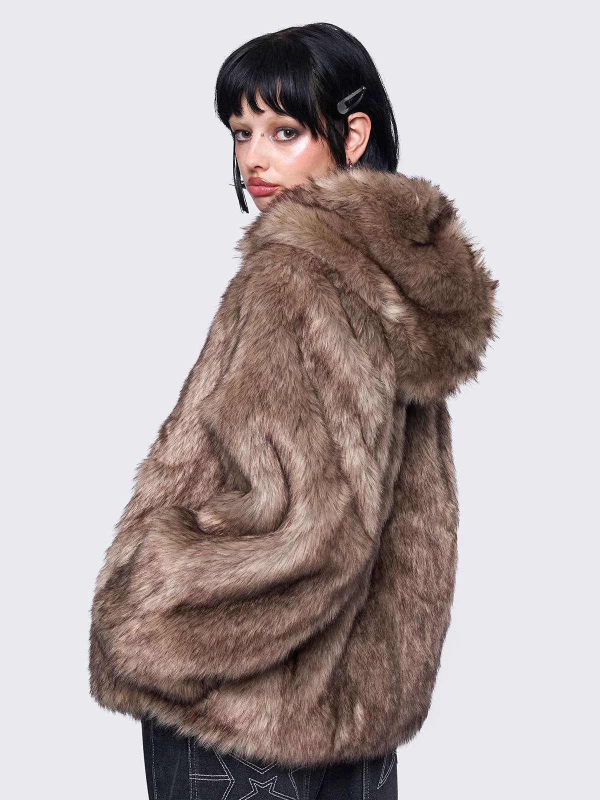 Arctik Faux Fur Jacket sold by Minga London product image thumbnail 5