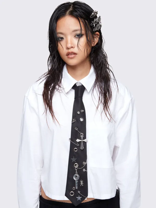 Pierced Out Tie sold by Minga London