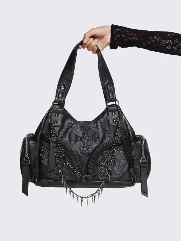 韓国FASHION [MARTINCOKS] Briana Leather SHOULDER BAG Leather Shoulder Bag Briana Mocca Suede - Bonendis