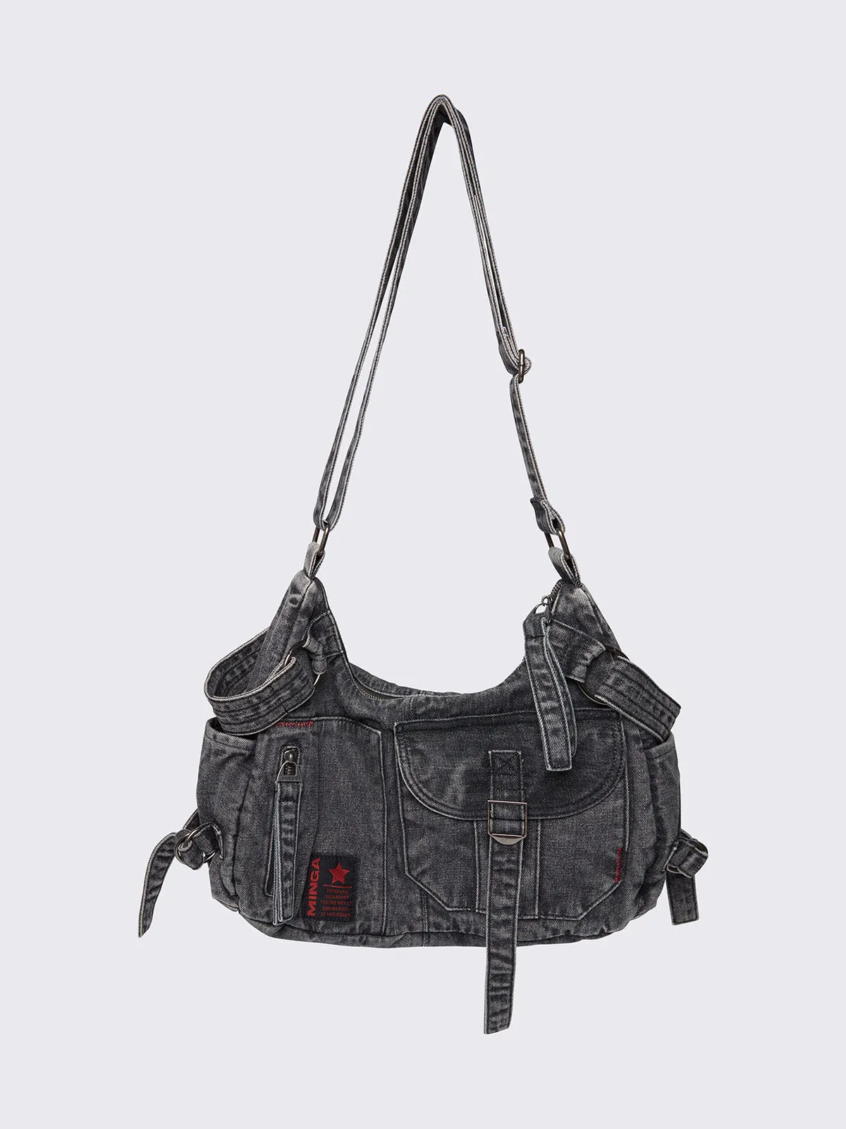 Ayla Denim Crossbody Bag sold by Minga London product image thumbnail 3