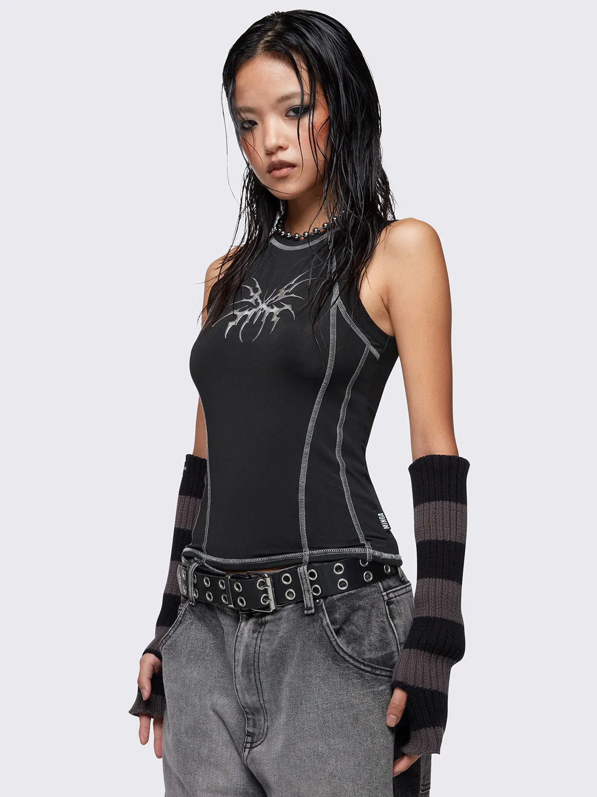 Nightfly Vest Top sold by Minga London product image thumbnail 3