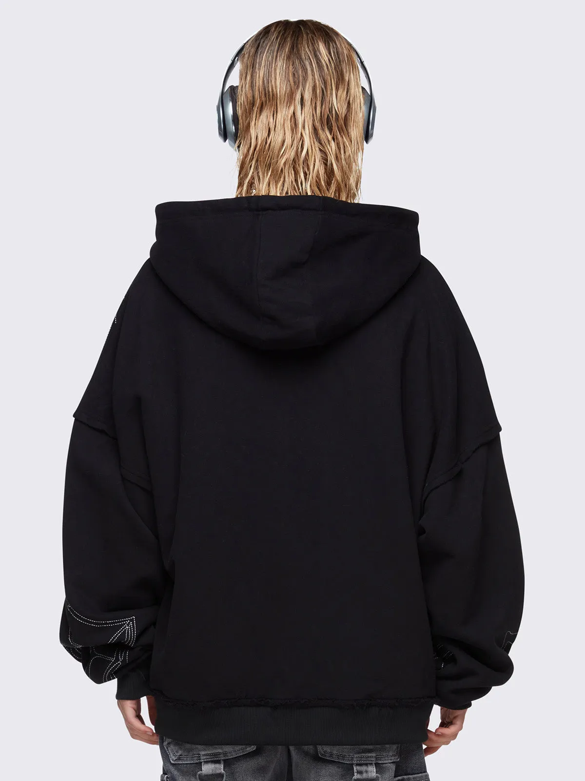 Arachnid Zip Up Hoodie sold by Minga London product image thumbnail 4