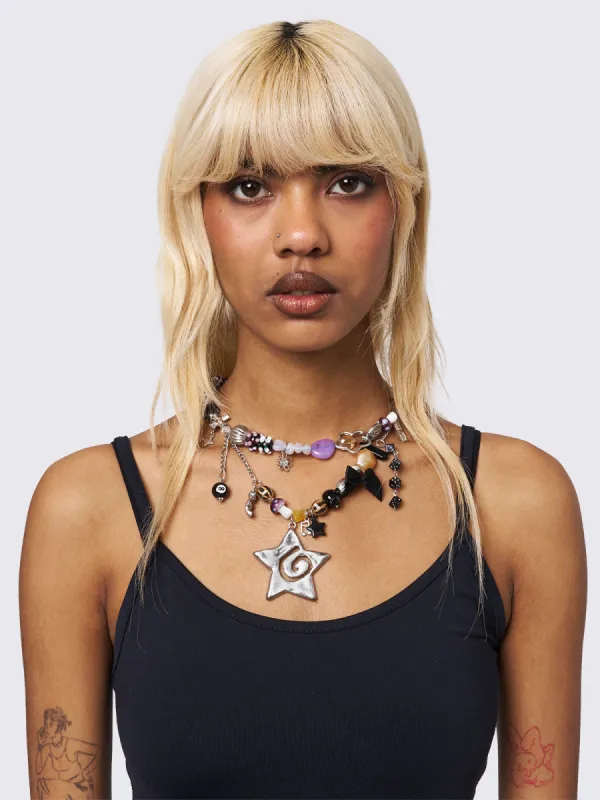 Hodgepodge Beaded Necklace sold by Minga London