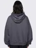 Minga Ink Grey Zip Up Hoodie sold by Minga London