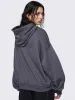 Minga Ink Grey Zip Up Hoodie sold by Minga London