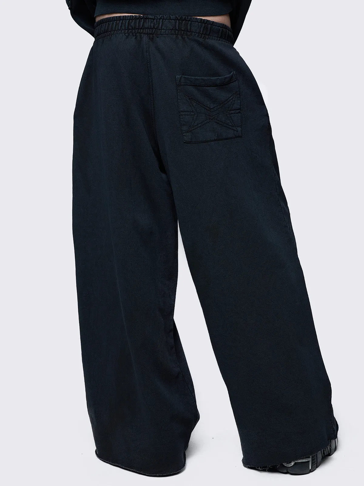 Hard Black Washed Sweatpants sold by Minga London product image thumbnail 4