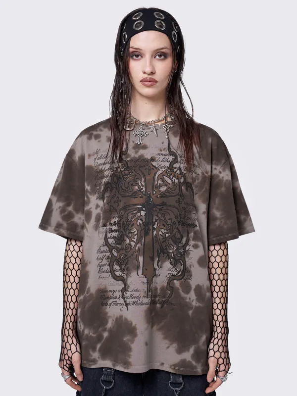 Mysterious Tie Dye T-Shirt sold by Minga London