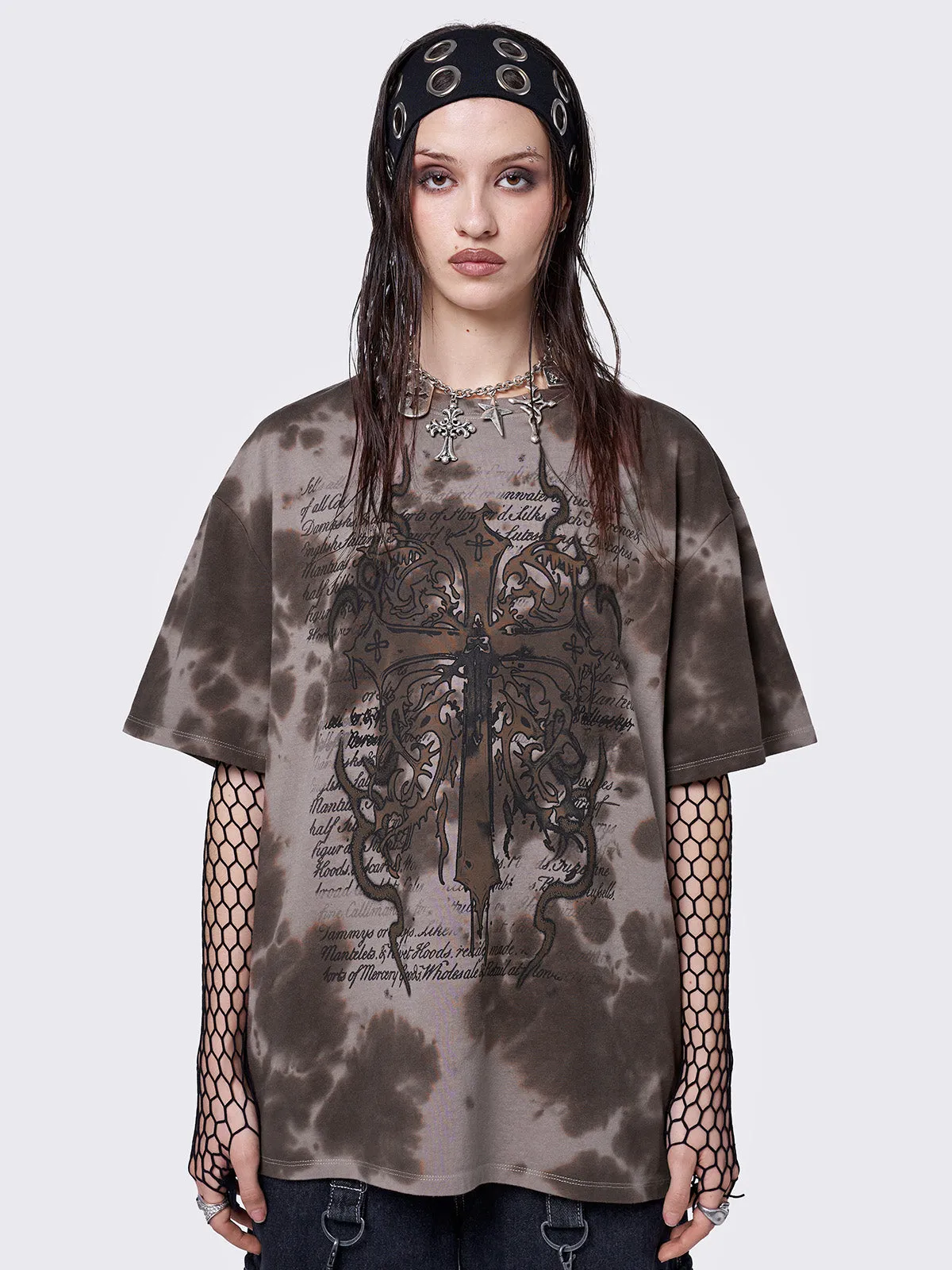 Mysterious Tie Dye T-Shirt sold by Minga London