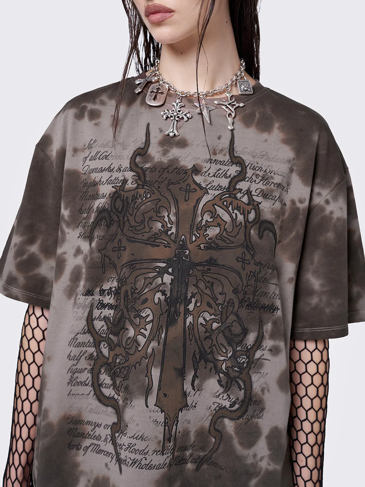 Mysterious Tie Dye T-Shirt sold by Minga London product image thumbnail 3