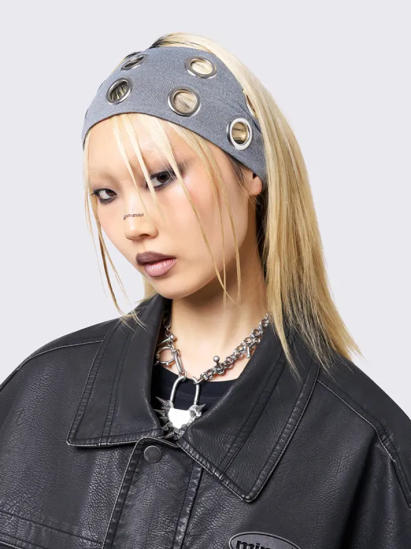 Elektra Grey Headband sold by Minga London