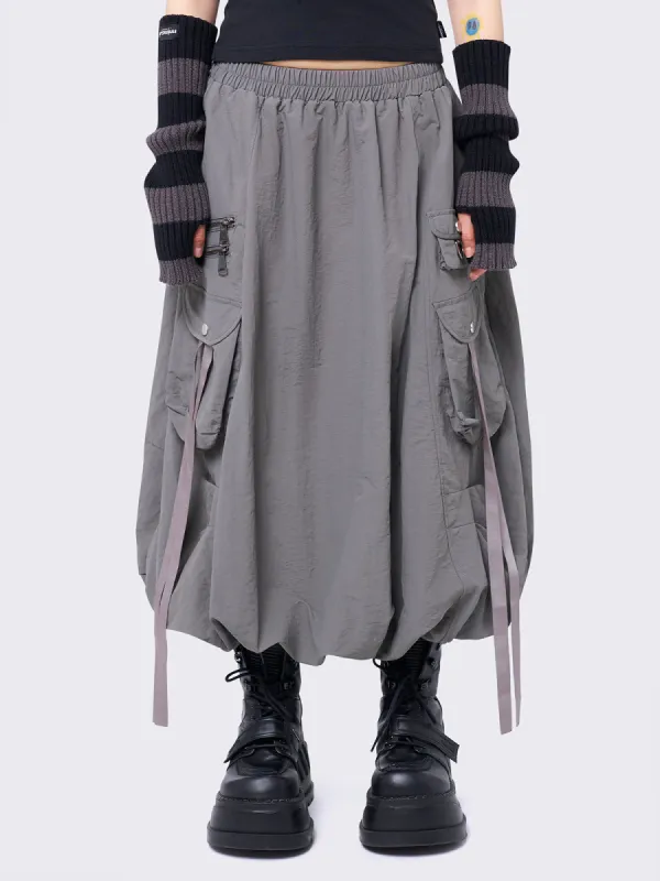 Aria Bubble Midi Skirt sold by Minga London