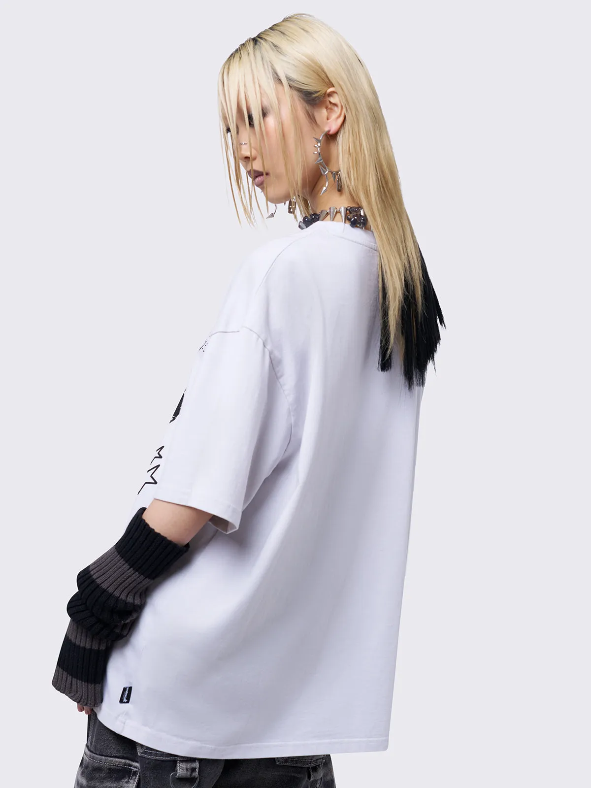 Meow Beats T-Shirt sold by Minga London product image thumbnail 3