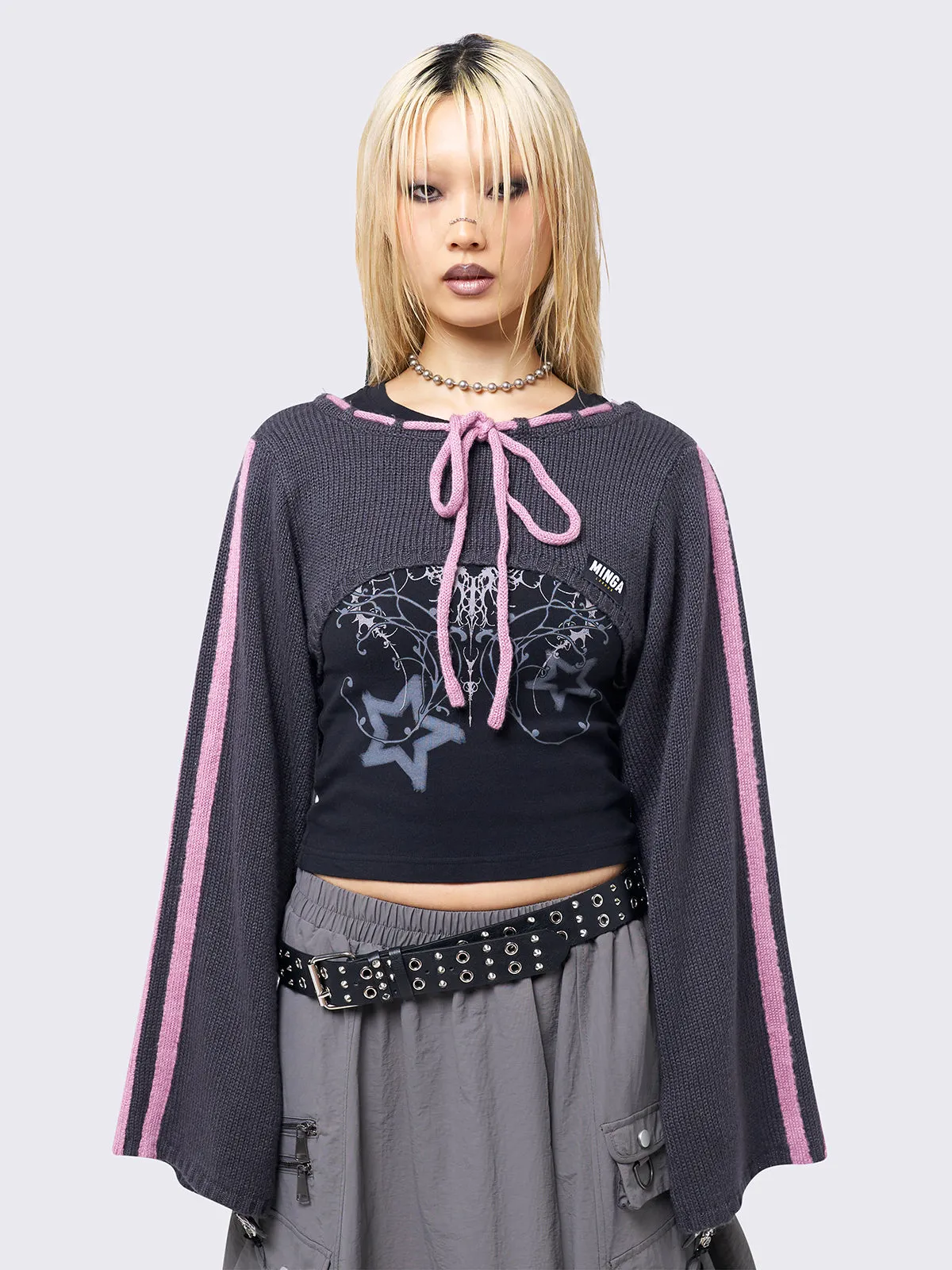 Tilly Knitted Shrug sold by Minga London