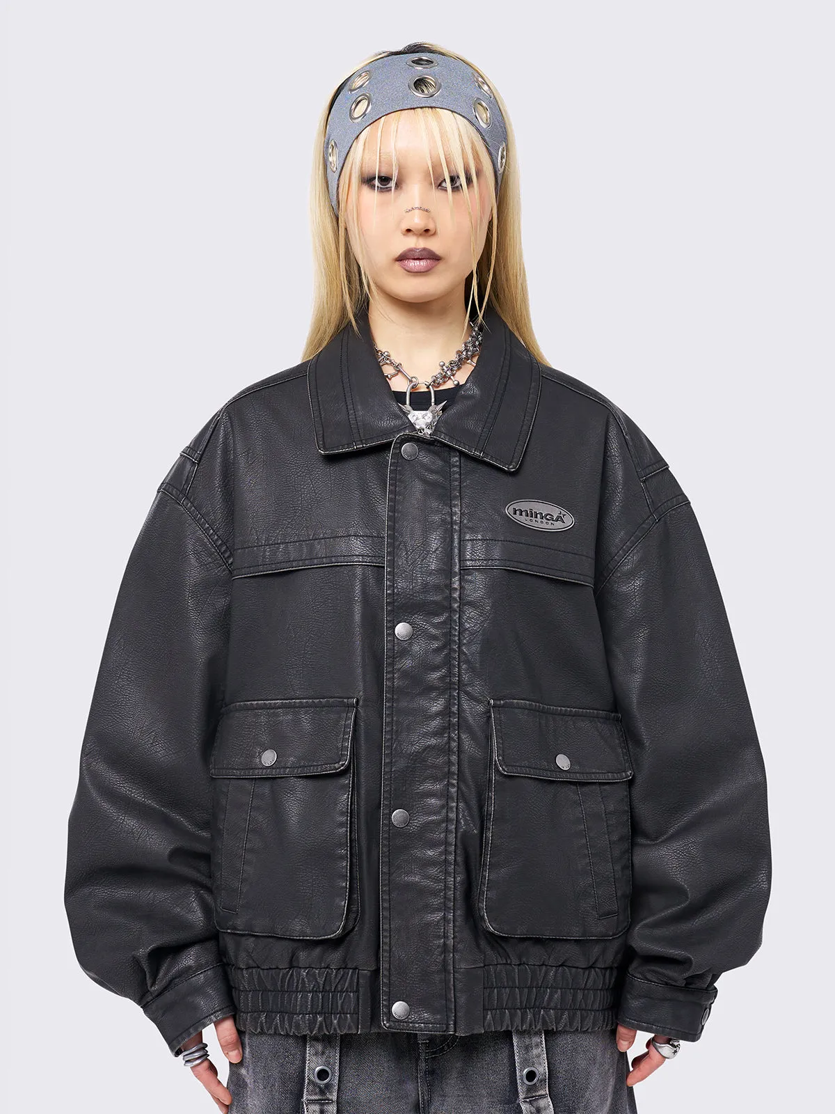 Roxy Black Bomber Jacket sold by Minga London