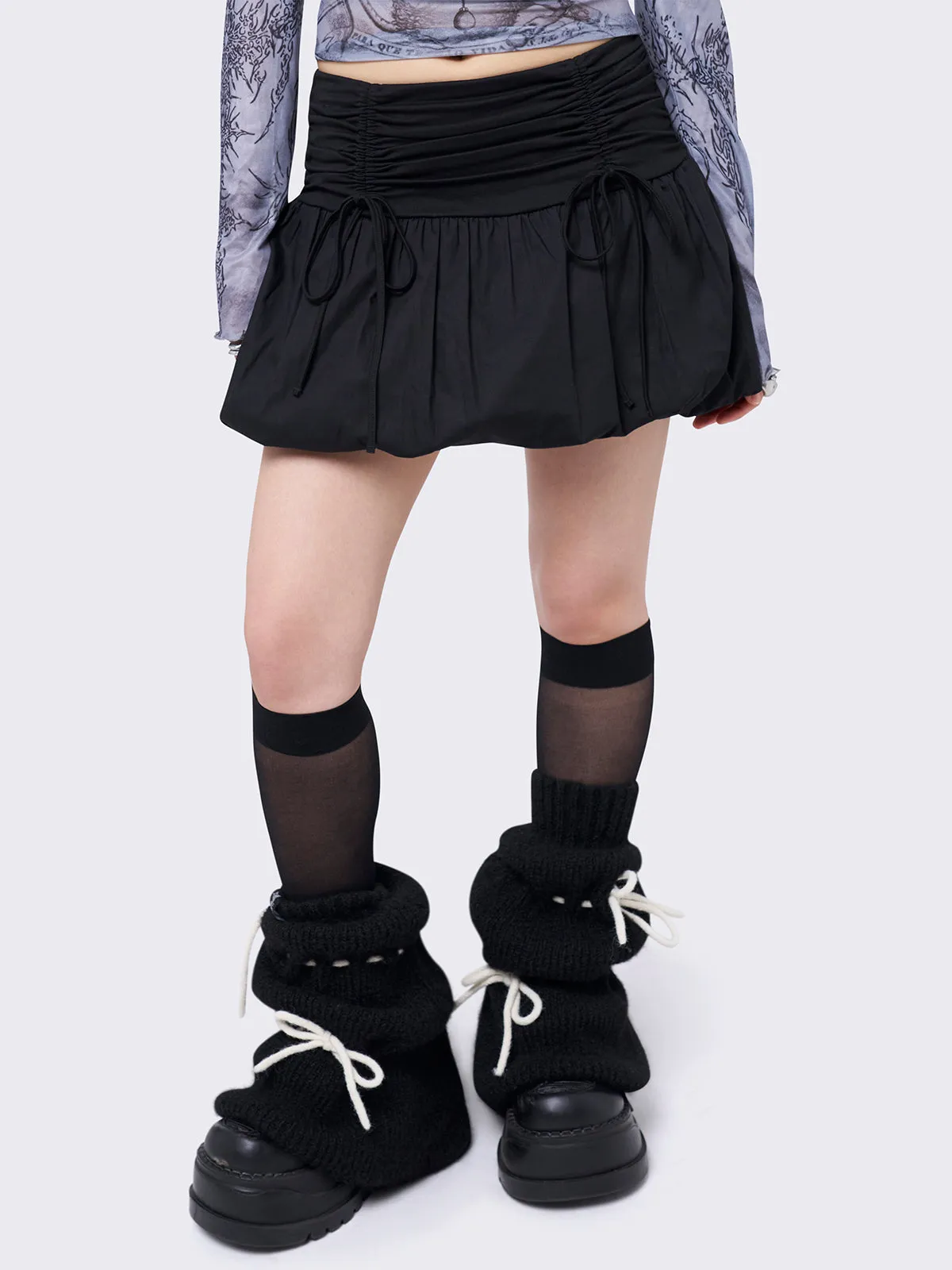 Nina Puffball Mini Skirt sold by Minga London product image thumbnail 3