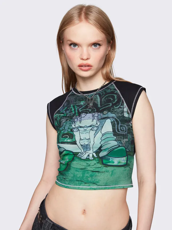 Minga x Sloppy Wrist Top sold by Minga London