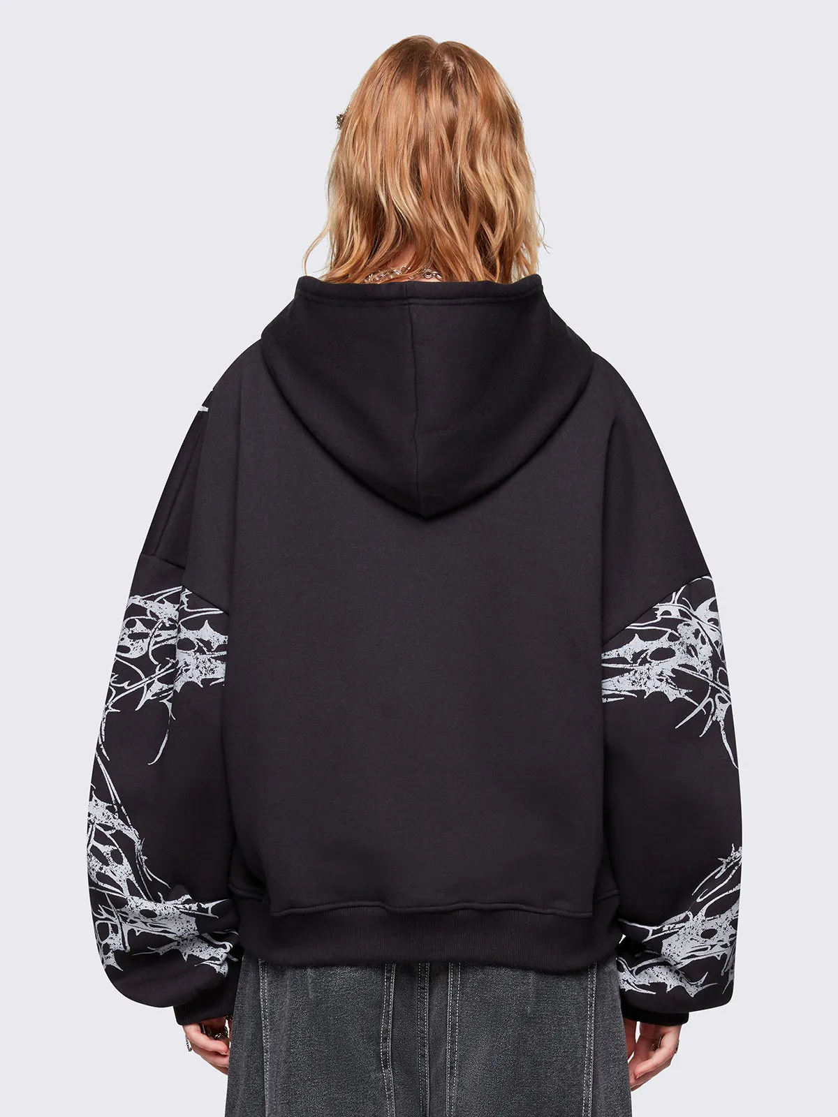 Insane Zip Up Hoodie sold by Minga London product image thumbnail 4