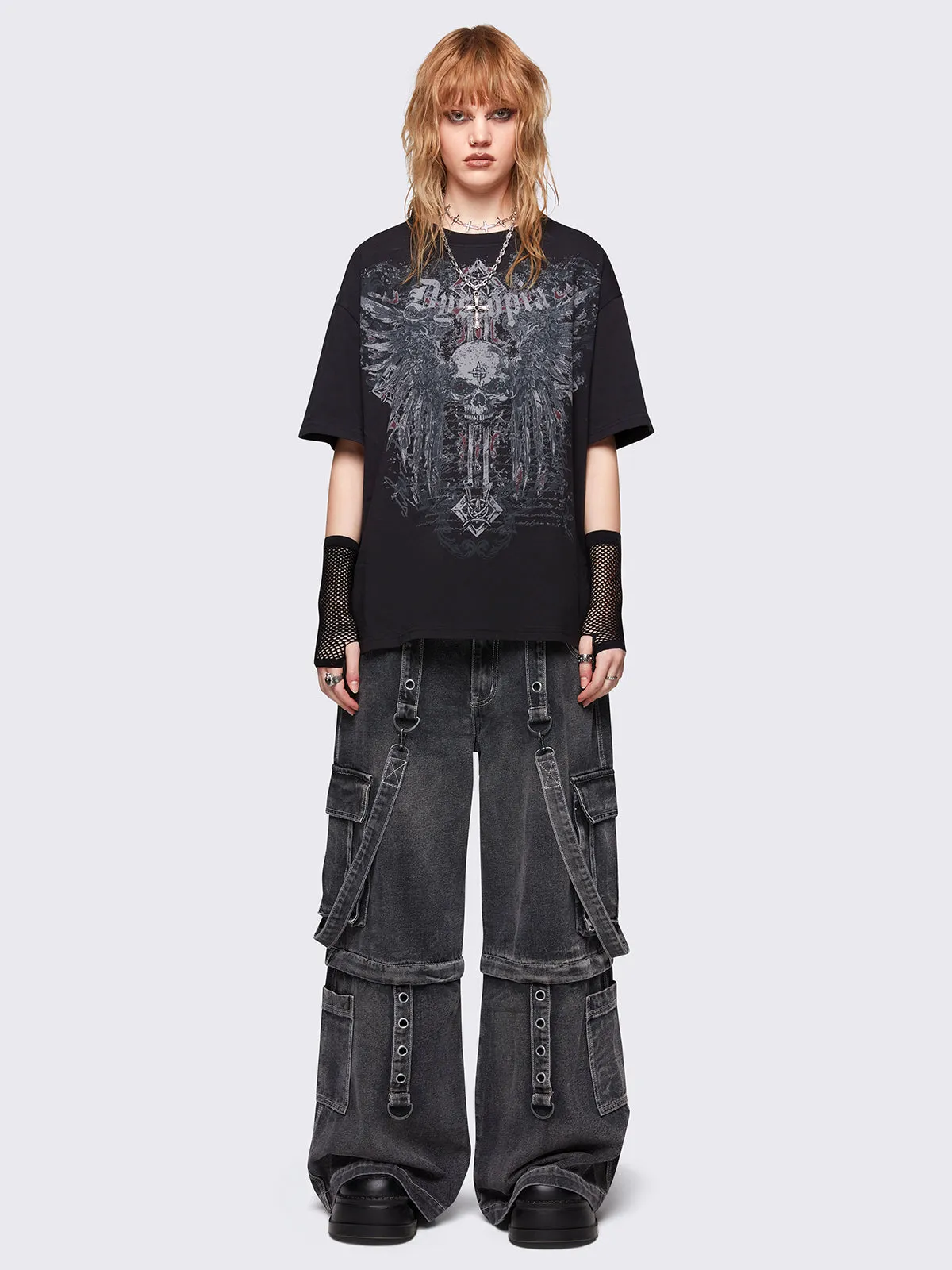Dystopia Wings T-Shirt sold by Minga London product image thumbnail 2